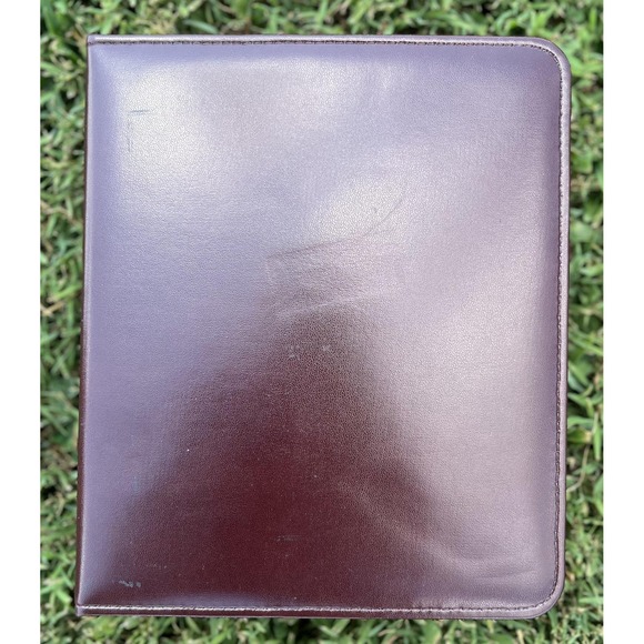 Vintage Franklin Quest Burgundy Leather Organizer Planner USA Ring Binder CL4044 - Picture 3 of 10